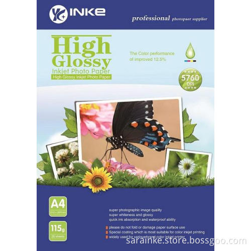 115g High Glossy Photo Paper